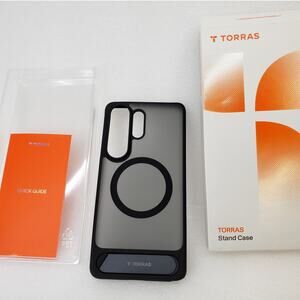 TORRAS Strong Magnetic Case with Kickstand for Samsung Galaxy S26 Ultra - Black